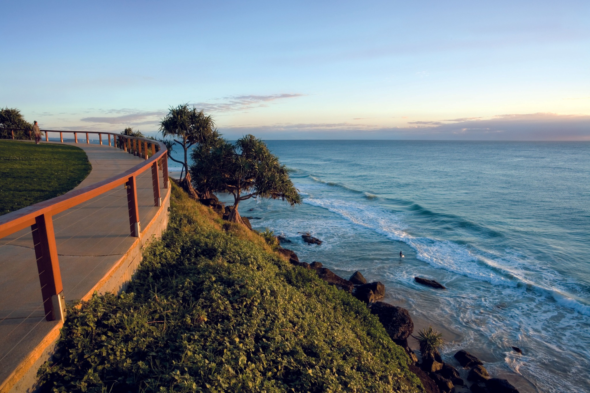 Burleigh Headland coastal walk on the Gold Coast